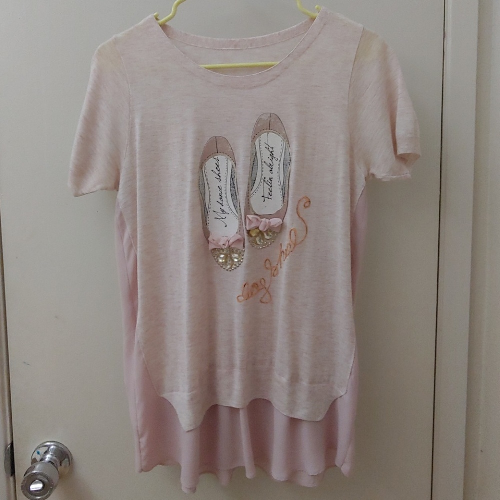 Amazingly cute pink long shirt